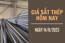 Giá sắt thép xây dựng hôm nay 14/8: Phiên giảm thứ 4 liên tiếp trên Sàn SHFE
