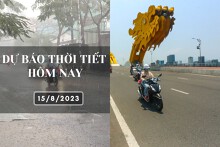 Dự báo thời tiết hôm nay 15/8/2023: Hà Nội có mưa rải rác, Đà Nẵng ngày nắng nóng, TP HCM mưa về chiều và tối