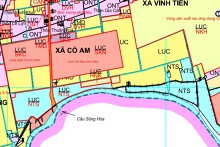 Bản đồ quy hoạch giao thông xã Cổ Am, huyện Vĩnh Bảo, TP Hải Phòng đến năm 2030