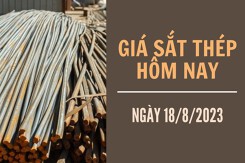 Giá sắt thép xây dựng hôm nay 18/8: Tăng trở lại, lên mức 3.724 nhân dân tệ/tấn