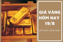 Giá vàng hôm nay 19/8: Biến động trái chiều, vượt ngưỡng 67,7 triệu đồng/lượng cuối tuần