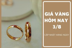 Giá vàng hôm nay 3/8: Giảm 50.000 đồng/lượng, đạt mức 67,3 triệu đồng/lượng