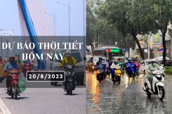 Dự báo thời tiết hôm nay 20/8/2023: Hà Nội có lúc có mưa, Đà Nẵng vẫn nắng nóng, TP HCM có mưa vừa