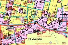 Bản đồ quy hoạch sử dụng đất xã Vĩnh Tiến, huyện Vĩnh Bảo, TP Hải Phòng đến năm 2030