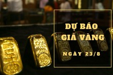 Dự báo giá vàng 23/8: Vàng SJC duy trì đà tăng nhẹ?