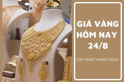 Giá vàng hôm nay 24/8: Ghi nhận tăng, giao dịch chạm mốc 68,1 triệu đồng/lượng