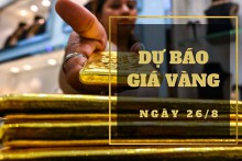Dự báo giá vàng 26/8: Tiếp tục biến động theo thị trường thế giới?