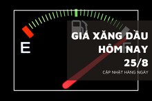 Giá xăng dầu hôm nay 25/8: Tiếp đà giảm nhẹ