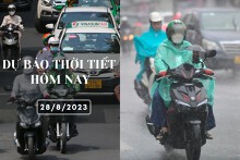 Dự báo thời tiết hôm nay 28/8/2023: Hà Nội mưa to, Đà Nẵng duy trì nắng nóng, TP HCM chiều tối có mưa