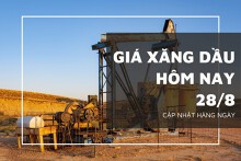 Giá xăng dầu hôm nay 28/8: Sàn Tokyo đi ngang vào sáng đầu tuần