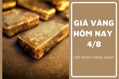 Giá vàng hôm nay 4/8: Tăng nhẹ 50.000 đồng/lượng, giao dịch quanh mốc 67,3 triệu đồng/lượng