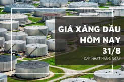 Giá xăng dầu hôm nay 31/8: Giảm nhẹ trên sàn Tokyo