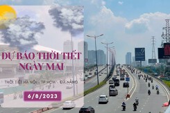 Dự báo thời tiết ngày mai 6/8/2023: Hà Nội vẫn mưa, Đà Nẵng ít mưa nhiều nắng, TP HCM tăng nhiệt