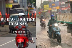 Dự báo thời tiết hôm nay 6/8/2023: Hà Nội có nơi mưa to, Đà Nẵng nắng nóng gay gắt, TP HCM chiều tối có mưa