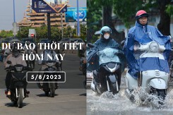 Dự báo thời tiết hôm nay 5/8/2023: Hà Nội tiếp tục mưa to, Đà Nẵng và TP HCM ngày nắng, chiều có mưa vài nơi