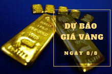 Dự báo giá vàng 8/8: Khả năng sẽ giảm trở lại theo thế giới?