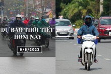 Dự báo thời tiết hôm nay 8/8/2023: Hà Nội có lúc có mưa rào, Đà Nẵng vẫn nắng nóng gay gắt, TP HCM ngày nắng, không mưa