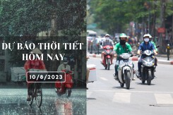 Dự báo thời tiết hôm nay 10/8/2023: Hà Nội mưa về chiều tối, Đà Nẵng có nơi nắng nóng gắt, TP HCM nắng nhiều