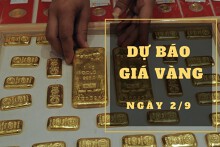 Dự báo giá vàng 2/9: Tiếp tục ổn định vào cuối tuần?