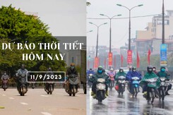 Dự báo thời tiết hôm nay 11/9/2023: Hà Nội có lúc có mưa, Đà Nẵng và TP HCM ngày nắng, chiều mưa