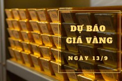 Dự báo giá vàng 13/9: Tiếp tục giảm?