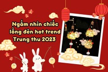 Ngắm nhìn chiếc lồng đèn hot trend 2023 thu hút giới trẻ mùa Trung thu