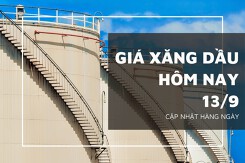 Giá xăng dầu hôm nay 13/9: Đồng loạt tăng nhẹ