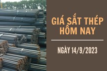 Giá sắt thép xây dựng hôm nay 14/9: Tiếp đà tăng thêm 2 nhân dân tệ/tấn