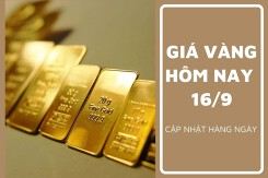 Giá vàng hôm nay 16/9: Vàng SJC ghi nhận tăng không quá 200.000 đồng/lượng sáng cuối tuần