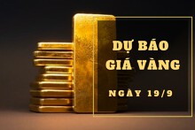 Dự báo giá vàng 19/9: Tăng ở cả thị trường trong nước và thế giới?