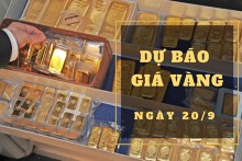 Dự báo giá vàng 20/9: Tiếp tục tăng theo đà thế giới?