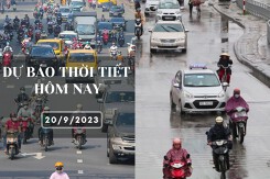 Dự báo thời tiết hôm nay 20/9/2023: Hà Nội, Đà Nẵng và TP HCM ngày nắng, chiều và tối có mưa