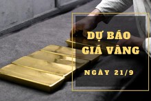 Dự báo giá vàng 21/9: Có thể biến động nhẹ?