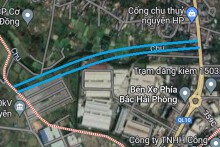 Đường sẽ mở ở xã Kênh Giang, huyện Thủy Nguyên, TP Hải Phòng