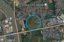 Đất có quy hoạch ở xã Kiền Bái, huyện Thủy Nguyên, TP Hải Phòng