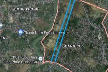 Đường sẽ mở ở xã Quảng Thanh, huyện Thủy Nguyên, TP Hải Phòng