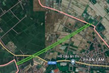 Đường sẽ mở ở xã Đào Dương, huyện Ân Thi, tỉnh Hưng Yên