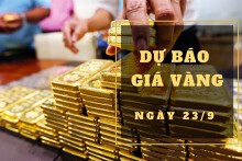 Dự báo giá vàng 23/9: Sẽ phục hồi theo tín hiệu thị trường thế giới?