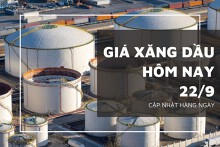 Giá xăng dầu hôm nay 22/9: Sàn Tokyo tiếp tục giảm nhẹ