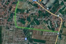 Đường sẽ mở ở thị trấn Ân Thi, huyện Ân Thi, tỉnh Hưng Yên