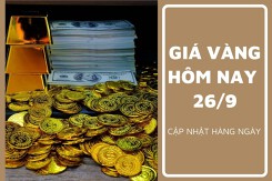 Giá vàng hôm nay 25/9: Tăng 50.000 đồng/lượng, neo quanh mức 69,1 triệu đồng/lượng