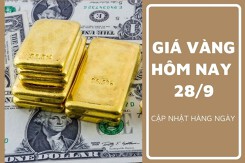 Giá vàng hôm nay 28/9: Giảm, giao dịch quanh mốc 68,8 triệu đồng/lượng