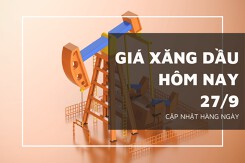 Giá xăng dầu hôm nay 27/9: Đồng loạt tăng do lo ngại nguồn cung thắt chặt