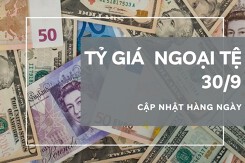 Tỷ giá ngoại tệ hôm nay 30/9: Won Hàn Quốc, nhân dân tệ đều giảm