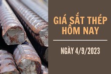 Giá sắt thép xây dựng hôm nay 4/9: Mở rộng đà tăng phiên thứ 4 liên tiếp
