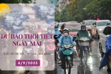 Dự báo thời tiết ngày mai 6/9/2023: Hà Nội trời nắng, Đà Nẵng và TP HCM chiều có mưa