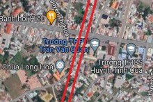 Đường sẽ mở ở thị trấn Long Điền, huyện Long Điền, tỉnh Bà Rịa - Vũng Tàu