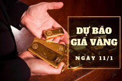 Dự báo giá vàng 11/1: Giảm vào đầu phiên?