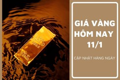 Giá vàng hôm nay 11/1: Vàng SJC điều chỉnh không đồng nhất