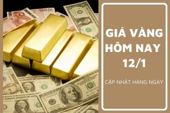 Giá vàng hôm nay 12/1: Vàng SJC tiếp đà tăng từ 100.000 đồng/lượng đến 400.000 đồng/lượng